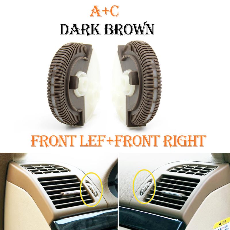 Vorne Links Rechts Klimaanlage AC Lüftungsgitter Basis Rollknopf Für Mercedes Benz E-Klasse W211 2003-2008 E230 E260 E280 2118300054