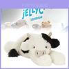 Brinquedo de Pelúcia Vaca Jc Smudge com Enchimento de Algodão PP para Presente de Aniversário de Crianças