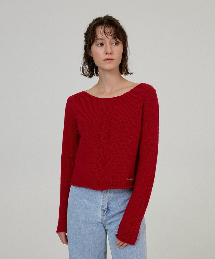 Sseomweeobeoteo Poy Wool Knit - Red