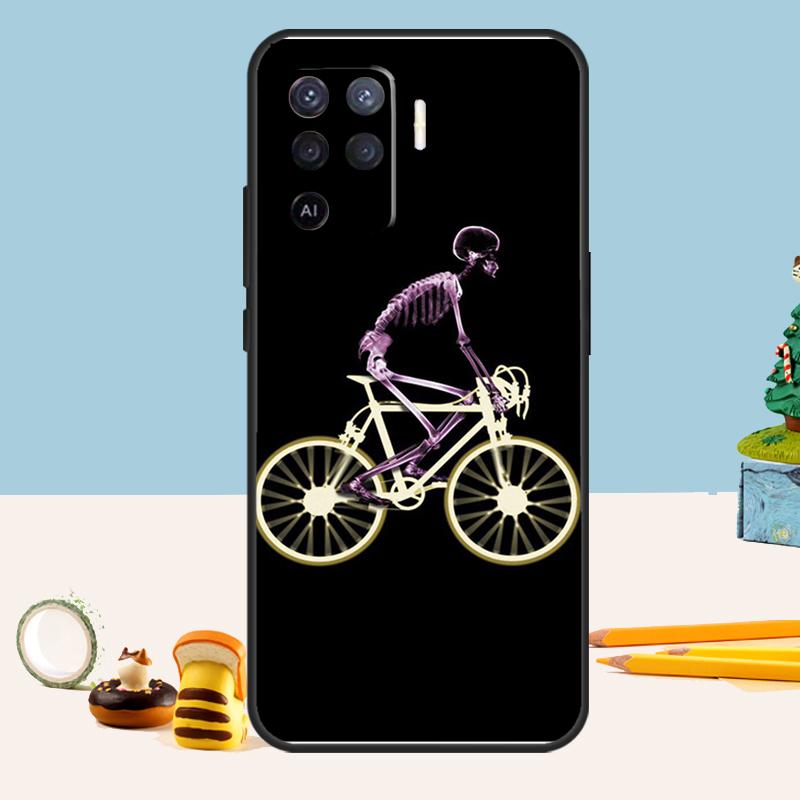 Mountain Bike Cycling art For OPPO A58 A78 A98 A17 A57 A77 A16 A76 A96 A74 A94 A5 A9 A15 A52 A72 A93 A53 A54S Case