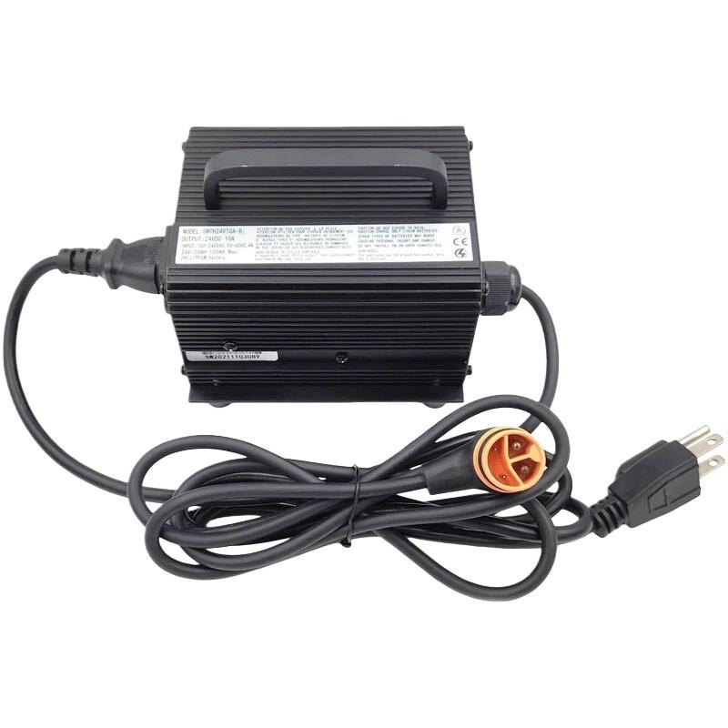 Forklift Fast Charger, 24V 10A Lithium Battery Charger Compatible with Heli/Jiali CBD15J-LI2 Electric Pallet Truck Jack
