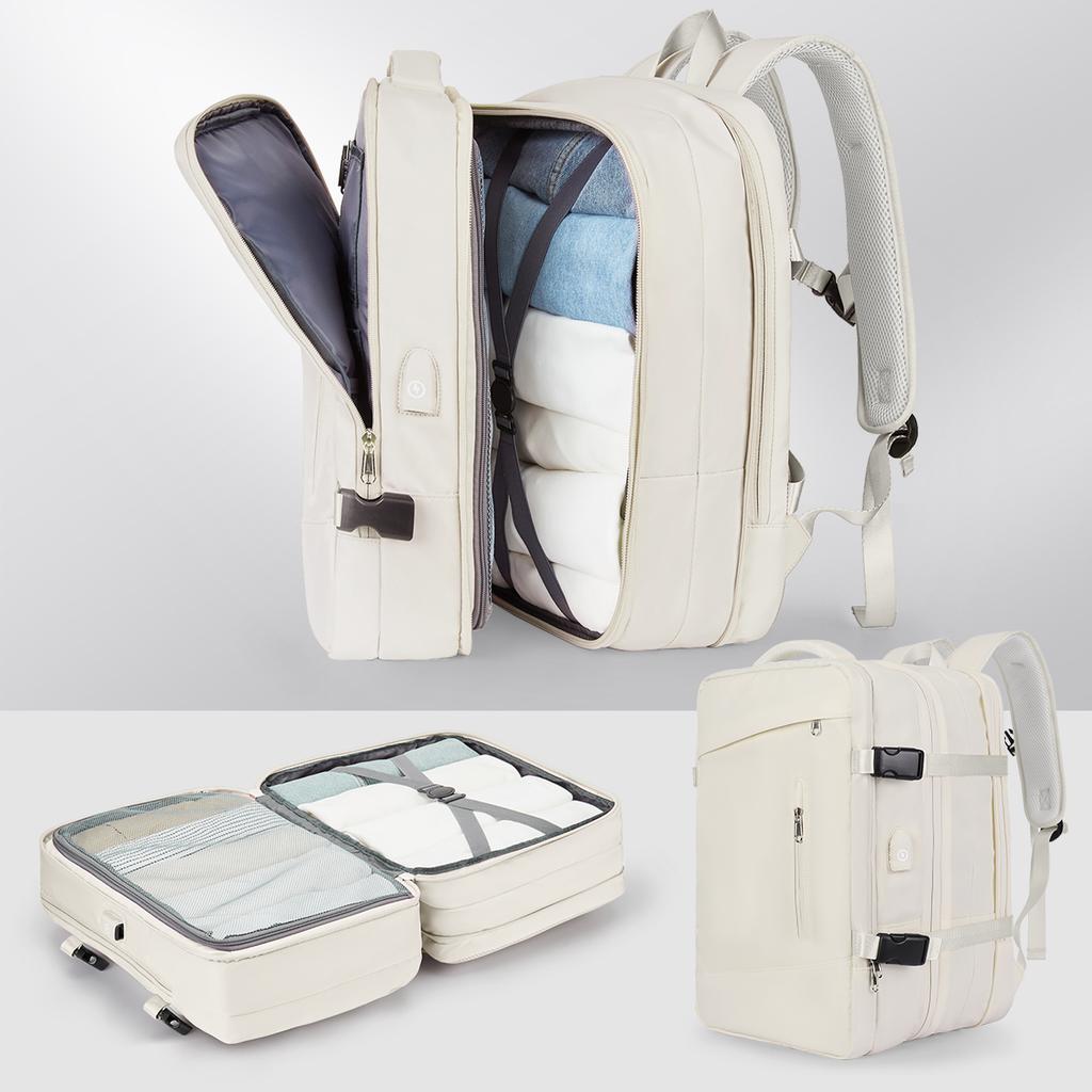 Approved Travel Backpack Men Women Business Backpack School Expandable Bag Large Capacity 17''Laptop Waterproof Fashion Backpack