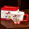Sanrio Hello Kitty Ceramic Mug with Lid and Handle