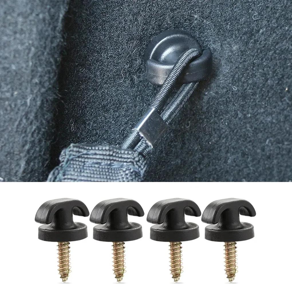 1/8pcs Universal Car Rear Trunk Envelope Cargo Net Tie Down Hook Ring Loop Hanging Mounts and Holder Trunk Organizers Auto Parts