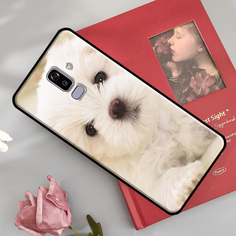 Maltese Dog Puppies Case For Samsung Galaxy J7 J5 J1 J3 2016 A3 A5 2017 A6 A7 A8 A9 J8 2018 J4 J6 Plus Coque