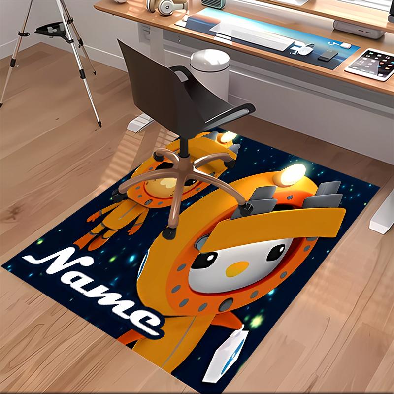 Custom Personalization Octonauts Print Area Rug - Soft, Washable Non-Slip Indoor Mat,Living Room,Home&Office Decorative Rug