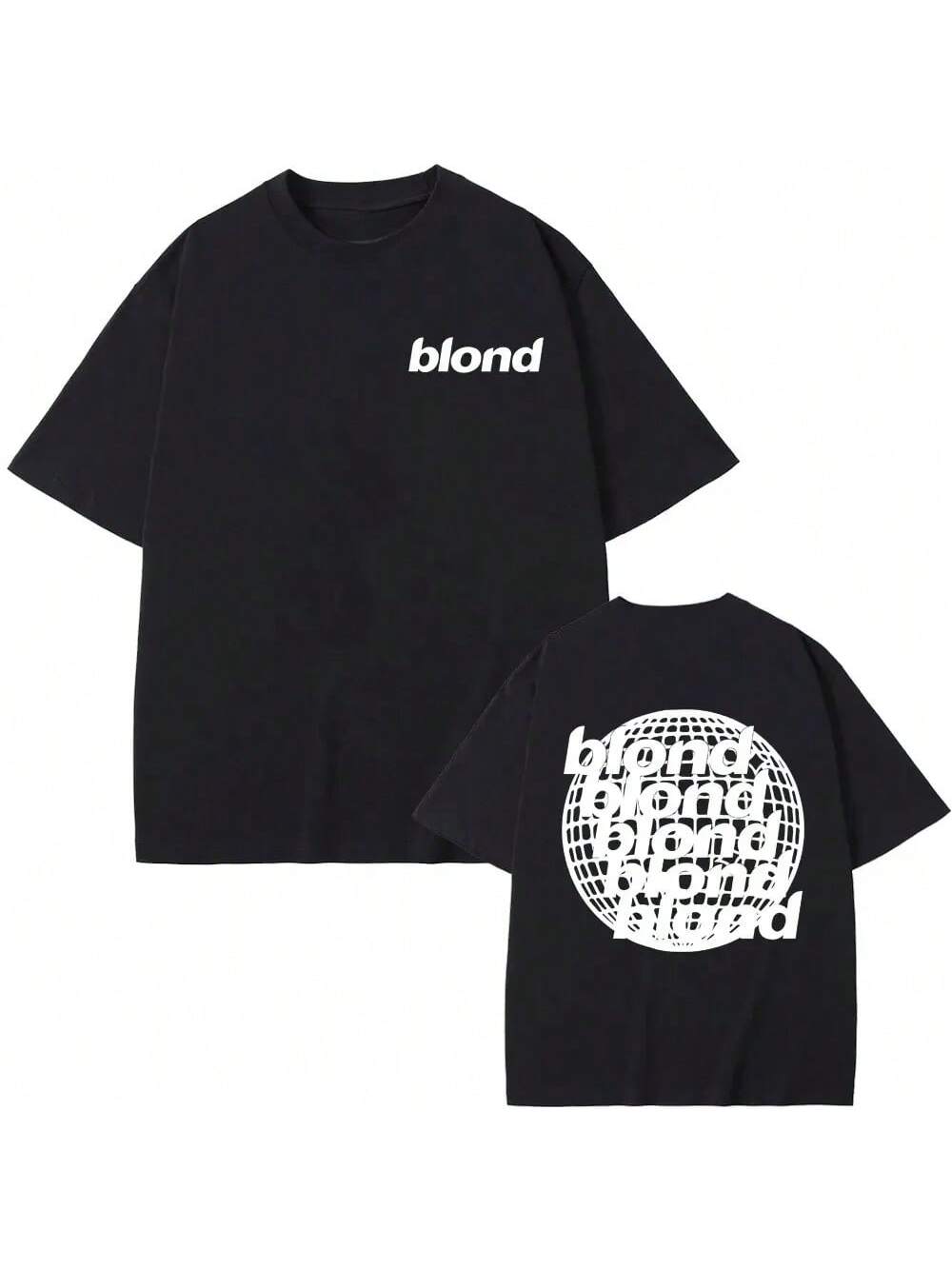 

Streetwear Rapper Frank Channel Orange Graphic Print Tshirt Ocean Oversized T-Shirts Blond Hip Hop Vintage Men s Blond Tees Top S