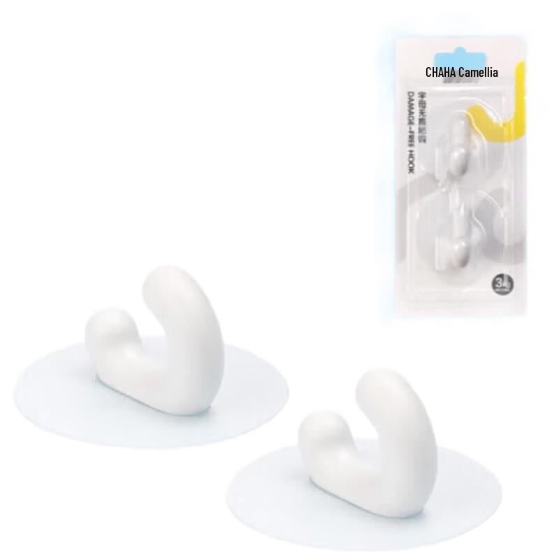 Chahua Creative No-Drill Adhesive Wall Hooks (2-Pack)