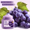 Grape Exfoliating Scrub - Alcohol-Free,Non-Greasy Exfoliating Body Scrub with Grape Extract & Plant Scent, Gentle Physical Exfoliation, Daily Skincare