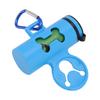 Dog Poop Bag Dispenser Dog Poop Waste Bag Holder Dispenser with Metal Carabiner and 1 Roll of Waste Bags