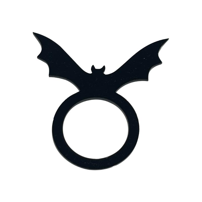 Unique Halloween Pumpkin/Bat/Spiders Shape Napkin Holder Witch Hat Napkin Rings Decorative Napkin Rings for Halloween