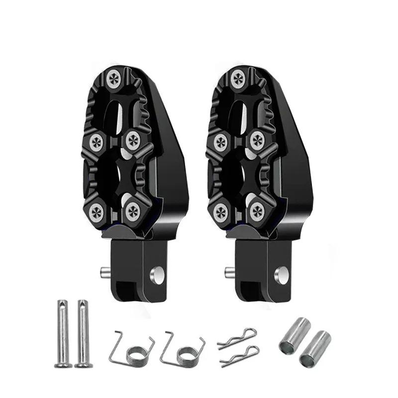 1 pc Motorcycle modification accessories: aluminum alloy foot pedal, rear foot pedal, anti slip foot pedal