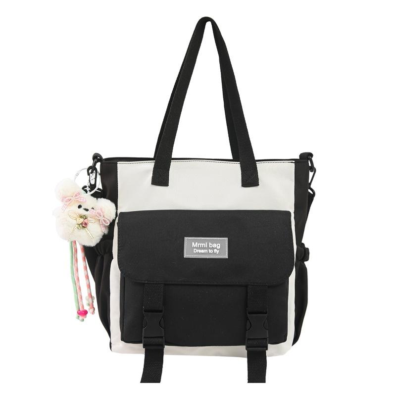 Zaino Scolastico Grande Capacità Abbinamento Colori Zaino Scolastico per Studenti 1011 Stagione Scolastica Inizio Autunno Zaino per Studenti delle Scuole Medie Versione Coreana Tempo Libero