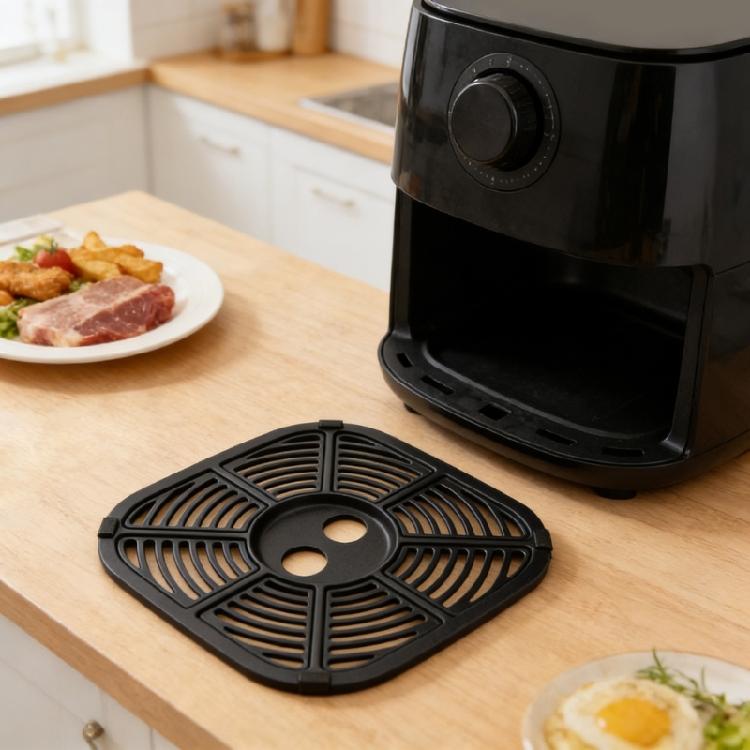 Universal Air Fryers Replacement Rack Square Air Fryers Grill Pan For Great Airflow And Consistent Cooking Results
