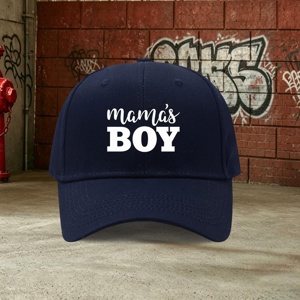 pc Printed MamaS Boy Outdoor Casual Hat Adjustable Twill Baseball Cap Lightweight Printed Craft WomenS Hat MamaS Boy Me