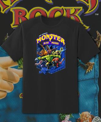 Monster In My Pocket Nes Spiel Retro Arcade Videospiel T-Shirt Schneller Versand!