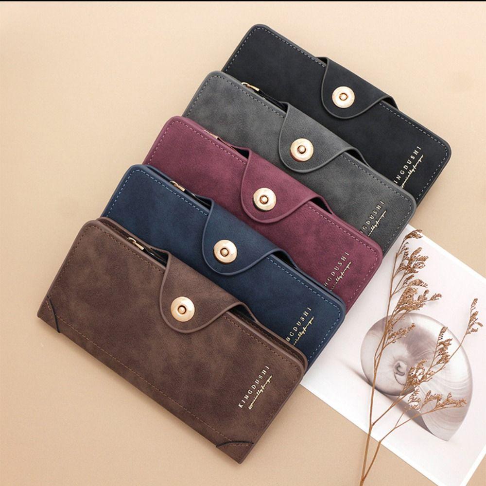 Card Brand Business Clutch Bag Purse ID Card Holder Simple Men PU Wallet Gift