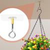 Plant Hanger Removable Strong Adhesive Ceiling Hooks Multipurpose Hanging Solution For Curtains Lights Decoration
