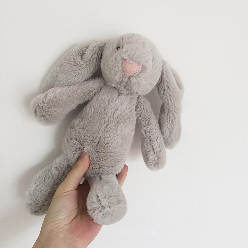 25cm Long Ears Bunny Plush Stuffed Toys For Baby Girl Appease Doll Baby Sleeping Toy Baby Gifts