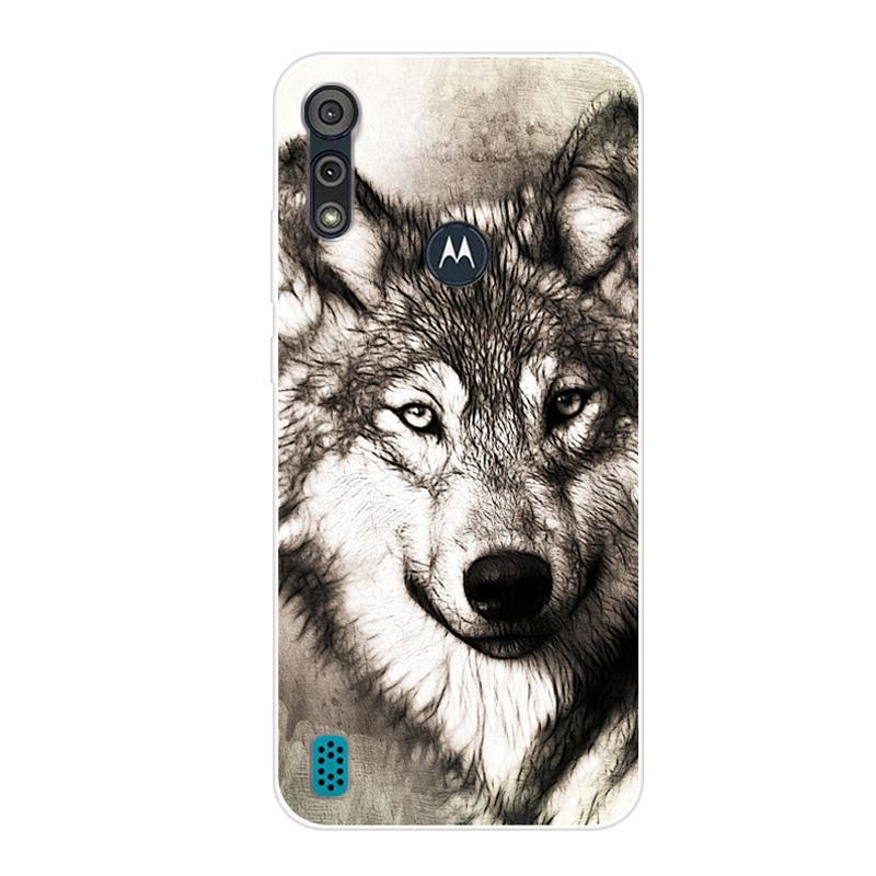 Pro Motorola Moto E6S 2020 Pouzdro Nárazuvzdorné Měkký Silikon TPU Zadní Kryt Pro Moto E6S 2020 E6i Pouzdra na Telefon E 6S Pouzdro Roztomilý Kreslený