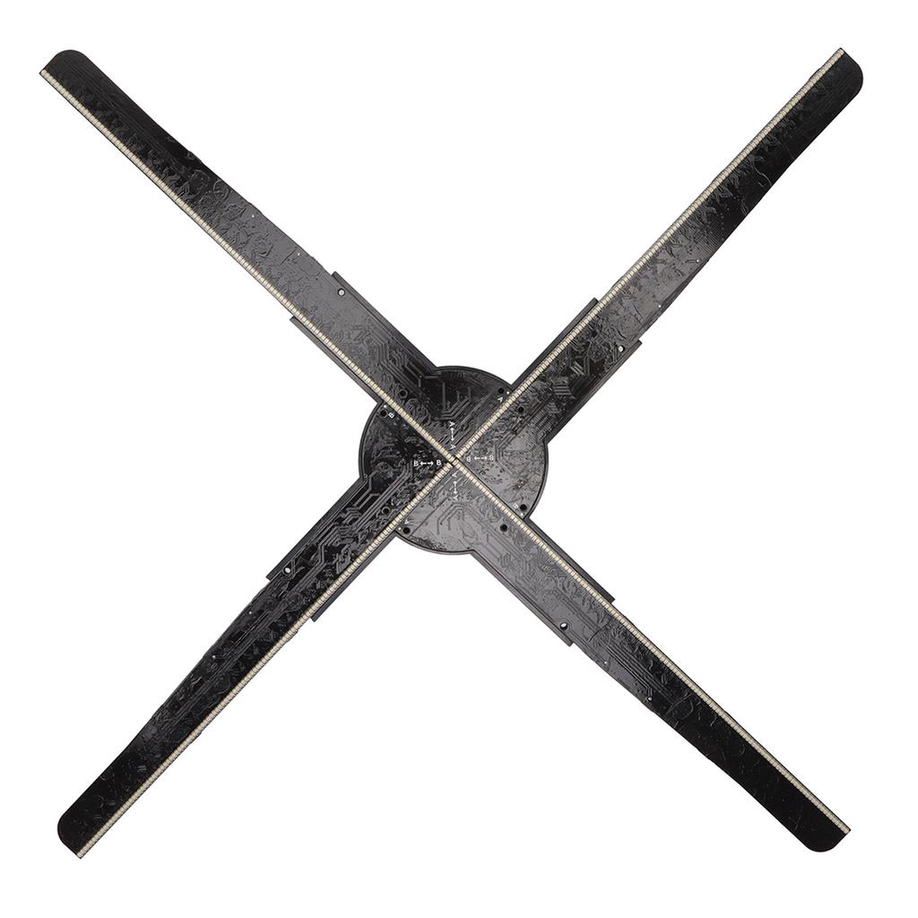 G45 3D Hologram Fan Display Projector 45cm 30W 4 Blades 3D Advertising Machine with 510 LED Beads