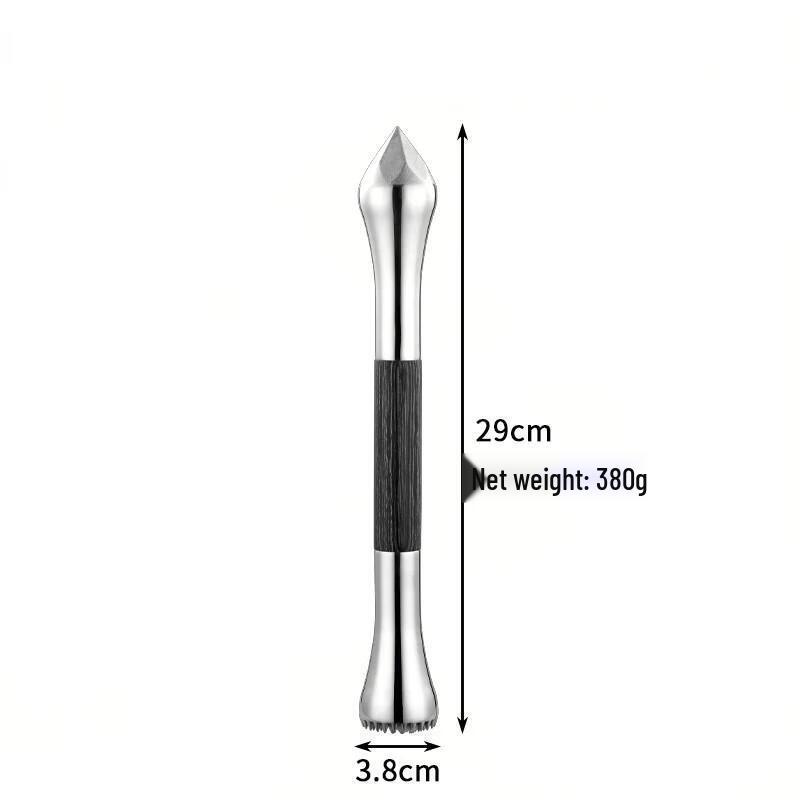304 Stainless Steel Cocktail Muddler & Ice Crusher