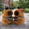 Cartoon Design Cute Stuffed Animal Soft Material Doctor Hat Capybara  Gift Giving