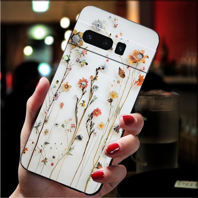 

Phone Case For Google Pixel 10 Pro XL 9 Pro XL 9A 8 7 6 Pro Pixel 8A 7A 6A Pixel 8 7 6 5 Flower Art Aesthetic Pixel 9 Pro XL