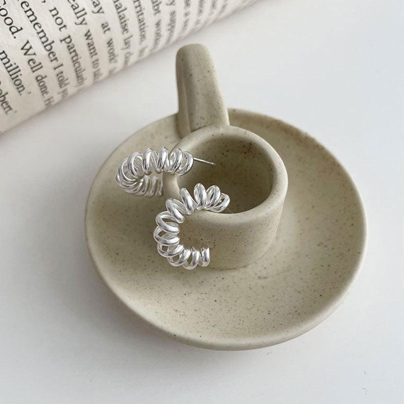 

Серьги-пружинки «Телефонная линия», серьги, женские модные, уникальные и простые