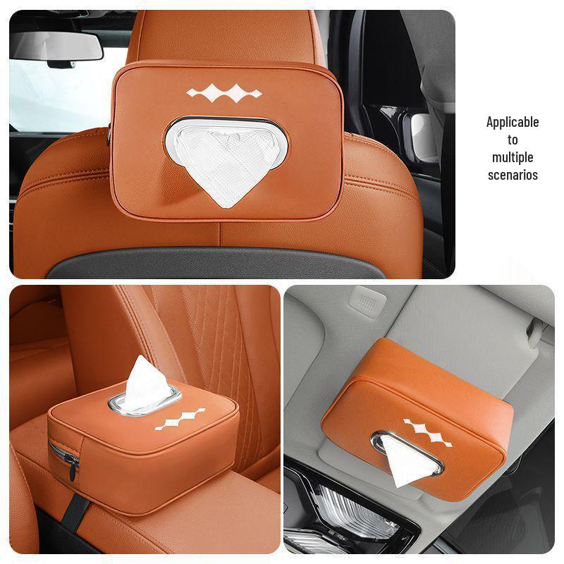 BYD Fangbao 5 Leather Hanging Tissue Box for Car Interiors