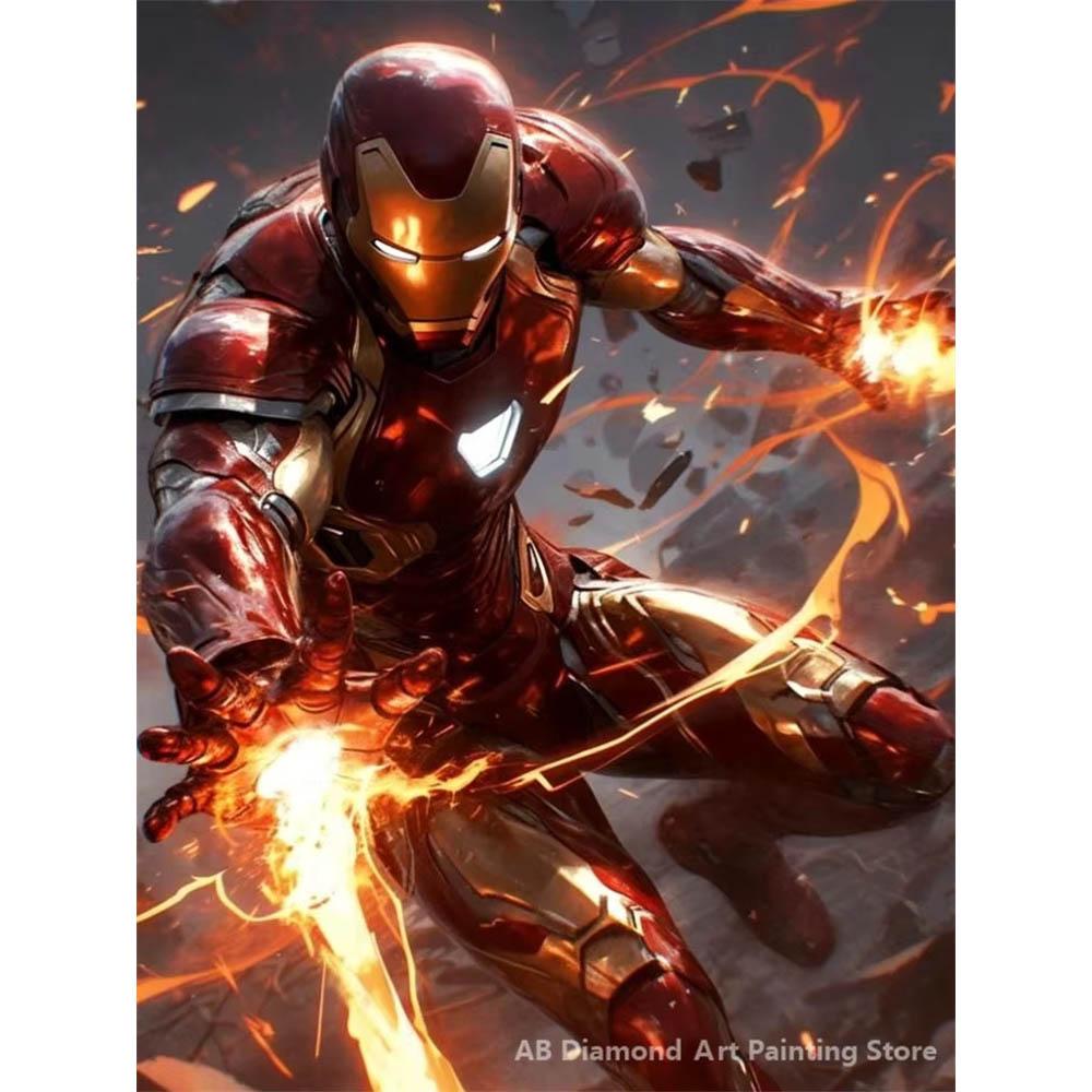 Disney Series High-burning Realistic Style 5D Diamond Painting Full of Diamonds DIY Handmade Diamond Painting Hero Theme Decorative Painting Set