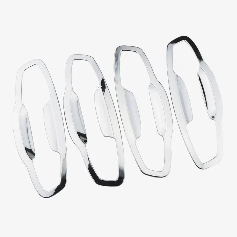 For Seat Leon MK3 2013 2014 2015 2016 2017 2018  Chrome Car Side Door Handle Cover Bowl Trim Sticker Styling Accessories