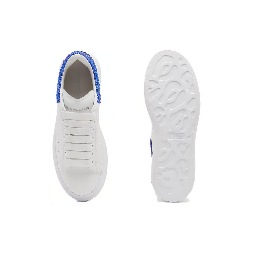 Alexander Mcqueen Oversized White Ultramarine Crystal Women's 718243WIE999407