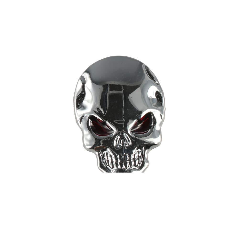 Zinc Zinc Zinc Alloy Skull Skeleton Car Decal 3D Metal 3d Metal Skull Emblem Badge  Car Decoration