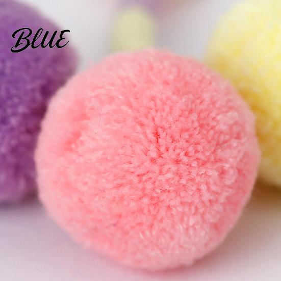 Travel Bag Accessory Pendant Small Plush Ball Decor Keychain Soft
