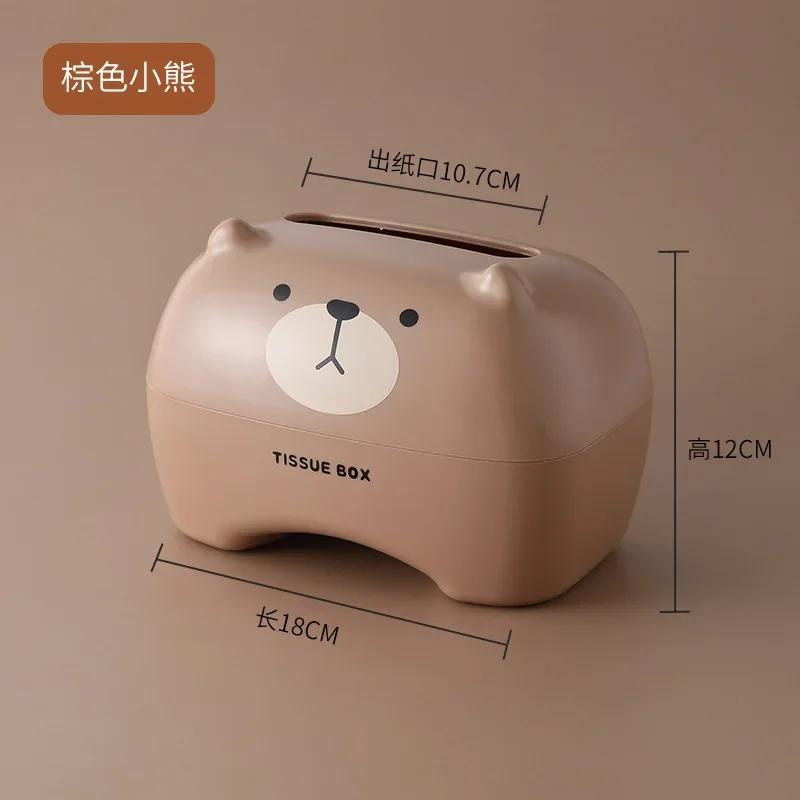 

Коробка для салфеток Кольца для салфеток Чехол для салфеток Бумажная коробка Контейнер Бамбуковая Мультяшная Крышка Однотонная Коробка для хранения Домашнее Украшение стола коричневый