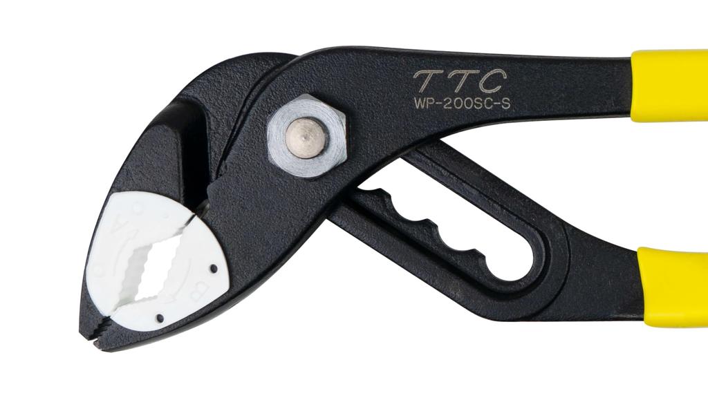 TSUNODA TTC Water Pump Pliers with Resin, Non-Scratch, and Spring, 200mm, WP-200SC-S