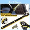 Ratchet 1pc Jack Car Laborsaving Wrench Scissor Jack Garage Tire Wheel Lug Wrench Handle Laborsaving Wrench Car Repair Tool