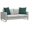 Sofa Cushions 2 pcs Dark Green 60 x 60 cm Fabric