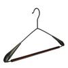 Premium Solid Wood And Metal Hangers For Closet, Wide Shoulder Coat Hooks For Home Wardrobe, Durable Wooden Suit Hangers Set