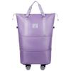 Xiaoyan Women's Expandable Rolling Travel Duffel Bag
