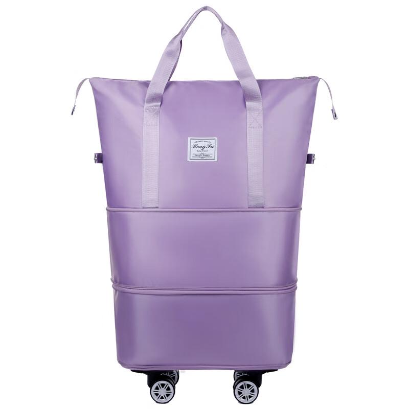 

Xiaoyan Women s Expandable Rolling Travel Duffel Bag