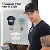 10 Pieces Baseball Casual Hat Storage Box Without Drilling Portable Cap Holder Support Caps Accessories for Caps Organizer