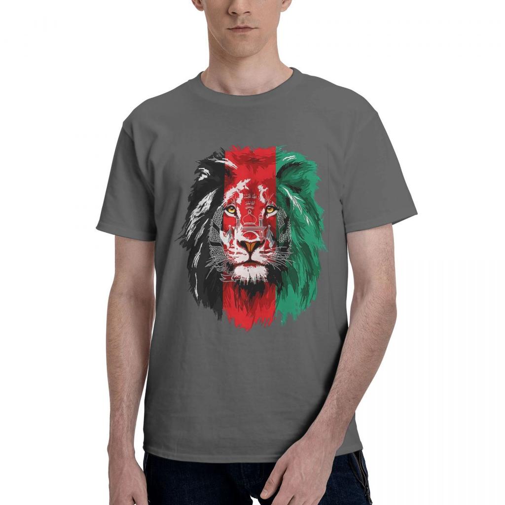 Drapeau de l'Afghanistan Lion 100% Coton Décontracté Respirant Confortable Vintage Maillots de Football 2025 Vêtements Homme