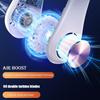 New 5 Gear 4000mah Hanging Neck Fan Wireless USB Rechargeable Summer Ventilador For Outdoor Cooling Wearable Neckband Leafless Sports