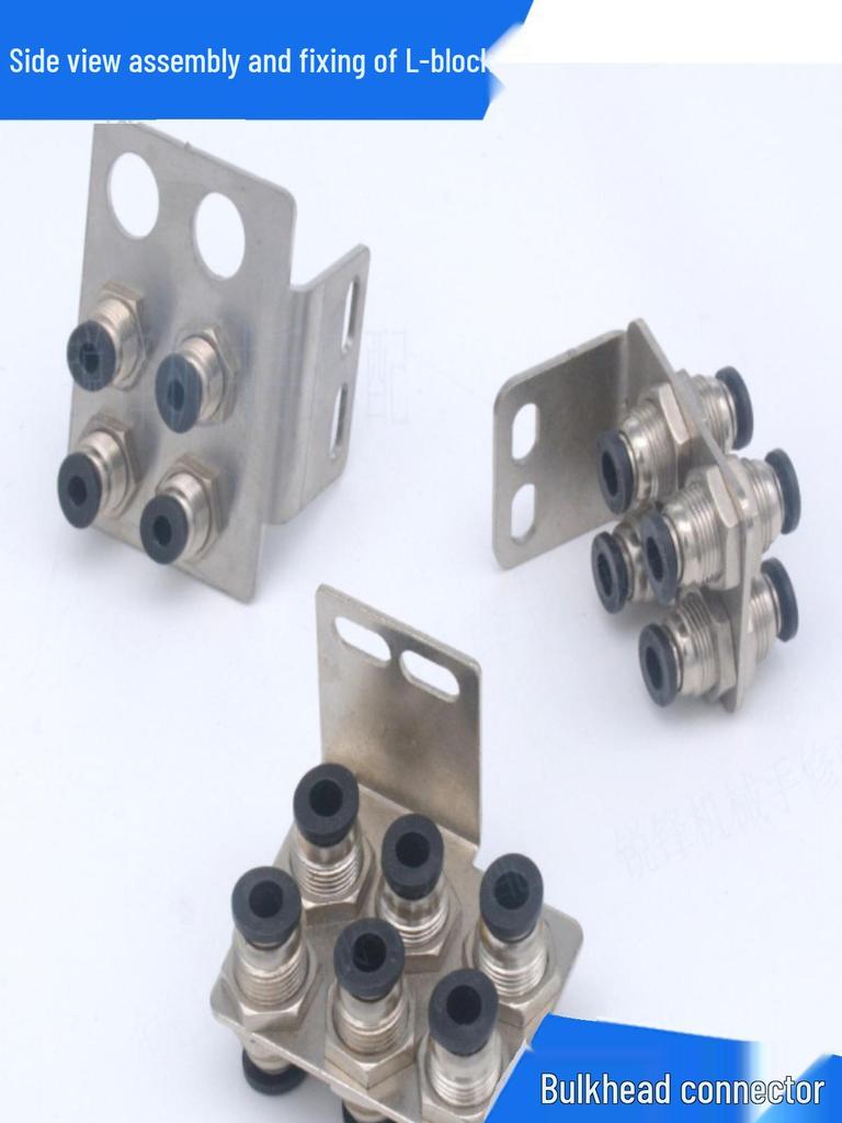 Robotic Arm L-Shaped 4/6 Position Joint - Single, Three, or Five-Axis Bracket for 4/6/8 mm