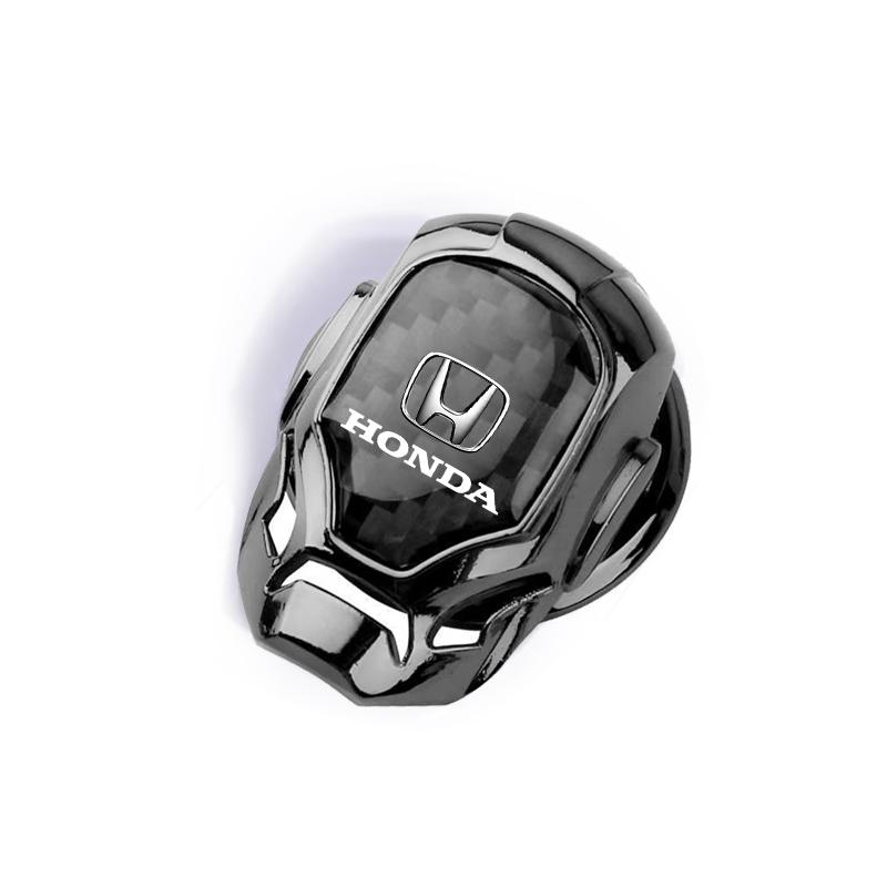 1Pcs Car One-Click Start Buttons Protective Cover Decoration For Honda Fit Mugen Insight Type S R VTEC DOHC Modulo Vezel Legend RR Si
