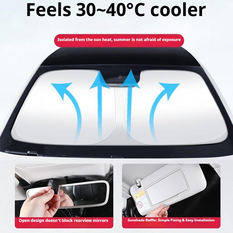 Car Sunscreen Shade Curtain for Leapmotor C10 C16 B10 Lafa5 Double-layer Full-Car Privacy Shades Heat Insulation Sunshade Panel
