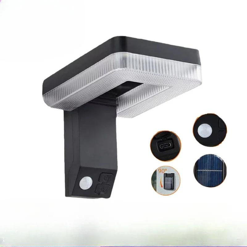 DurableDurableOutdoor Solar Garden Wall Light Led Courtyard Human Body Induction Wall Light Waterproof Corridor Aisle Light