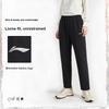 Li-Ning Simple Mid-Waist Breathable Versatile Drawstring Knitted Sports Pants Women pants Black AYKV834-1